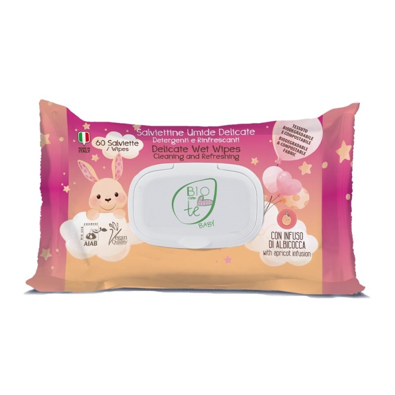 Chusteczki nawilżane Pierpaoli Biocontè Baby 60 szt.